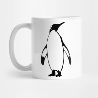 Penguin Black Silhouette Animal Pet Cool Style Mug